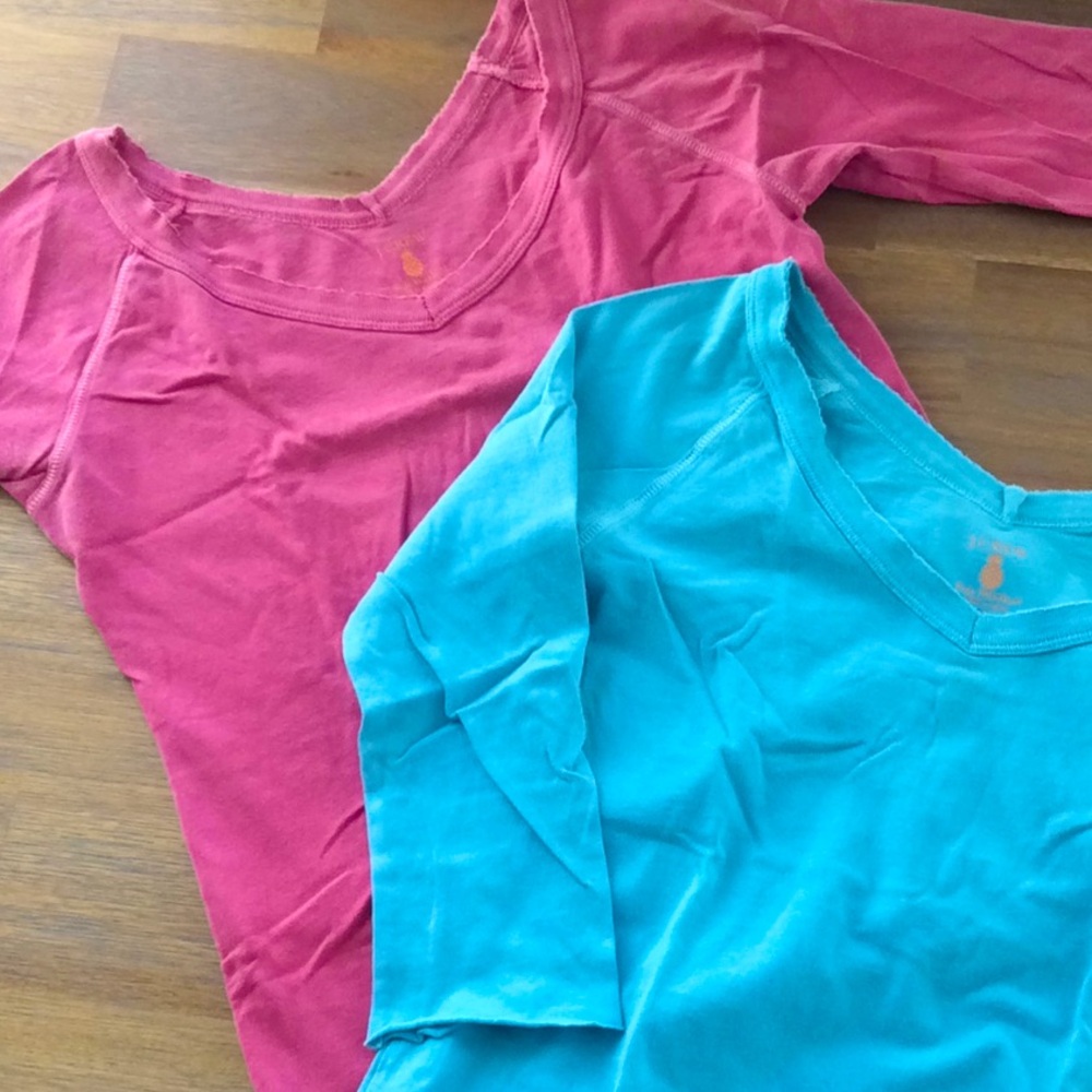 🌹💕A pair of J Crew T shirts, super cute😍